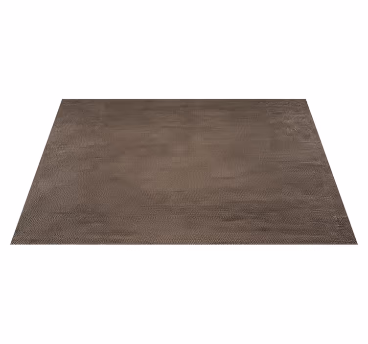 Tappeto vinile marrone trama tessuta scura solida - TenStickers