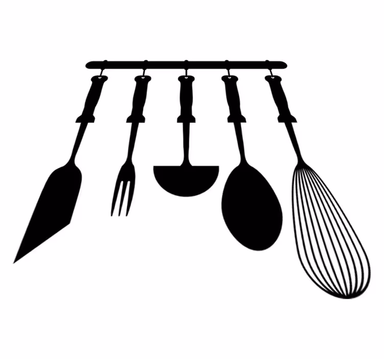 Tappeto pvc cucina accessori da cucina appesi - TenStickers