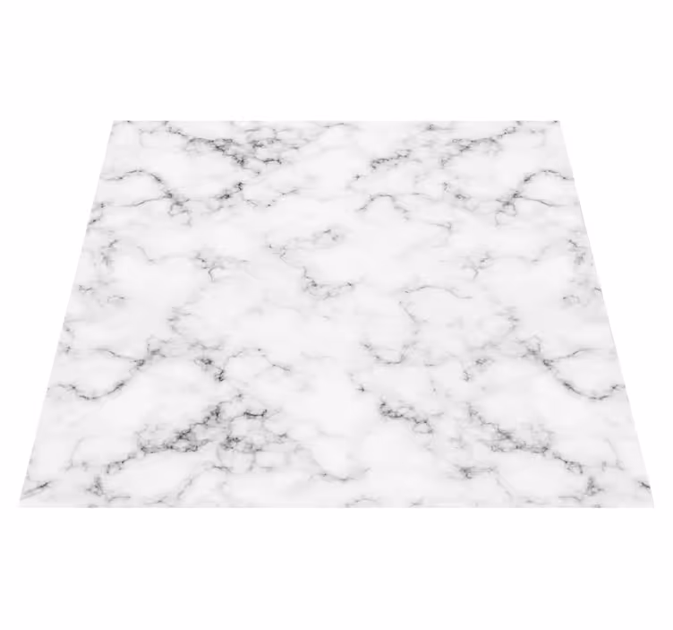 Tappeto vinile sala da pranzo marmo grigio per tavolo - TenStickers