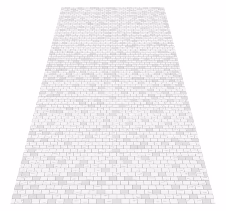 Tappeto pvc cucina motivo mattonato elegante - TenStickers