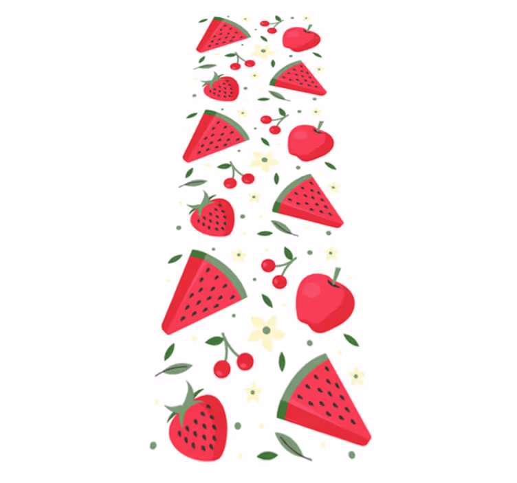 Tappeto pvc cucina motivo di frutta diversa - TenStickers