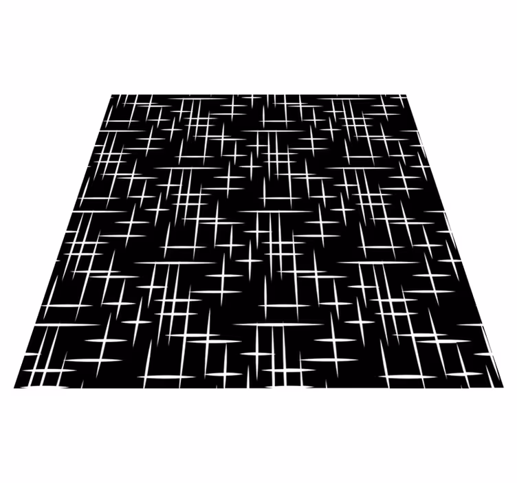 Tappeto vinile bagno linee moderne - TenStickers