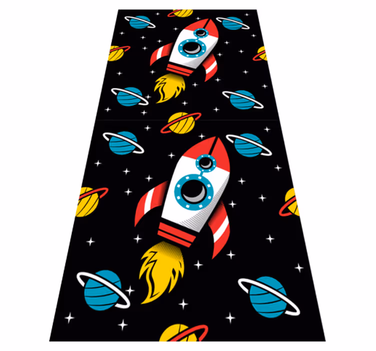 Tappetto vinile stelle verso l'infinito e oltre - TenStickers