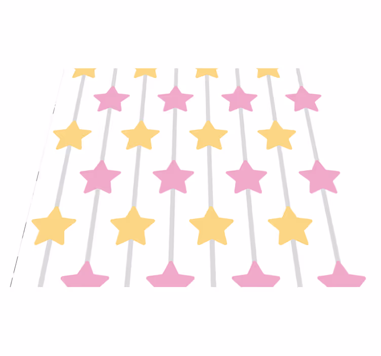 Tappetto vinile stelle dolcezza fenomenale - TenStickers