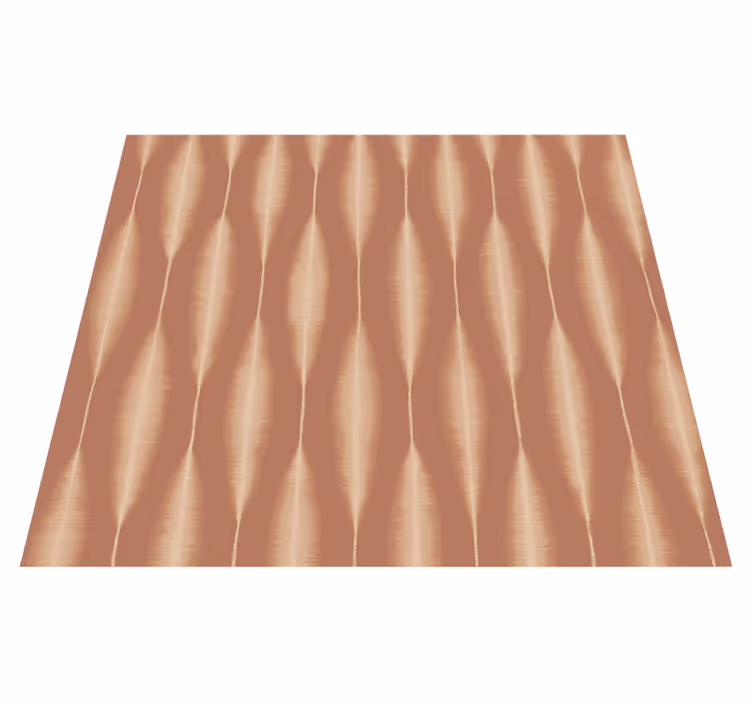 Tappeto vinile geometrico ikat kasuri moka mousse - TenStickers