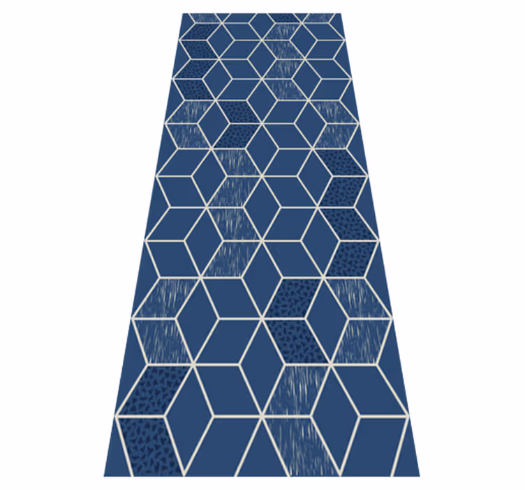 Tappeto vinile geometrico vittoria usurato - TenStickers