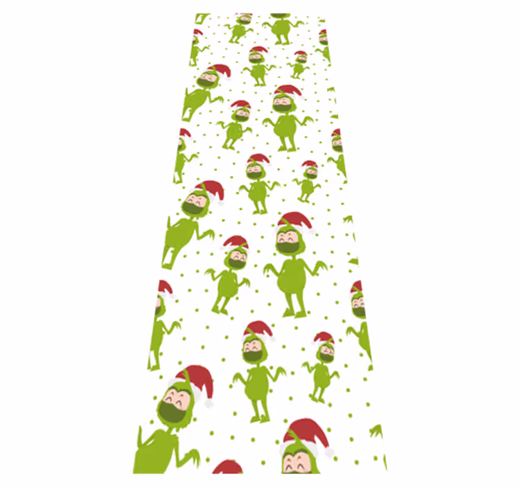 Tappeto vinile natale buon natale con mascherina - TenStickers