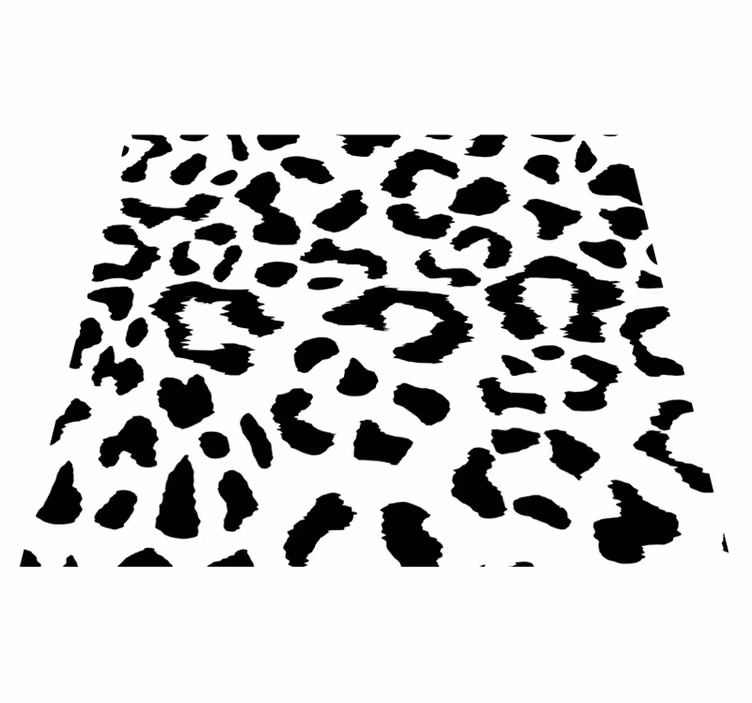 Tappeto vinile camera da letto stampa animale leopardata - TenStickers