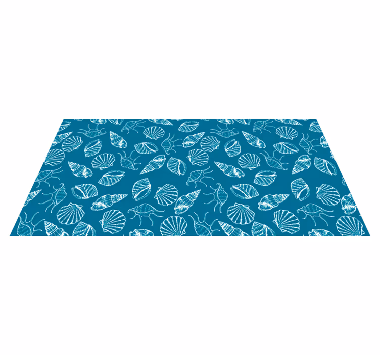 Tappeto vinile natura stile conchiglia - TenStickers