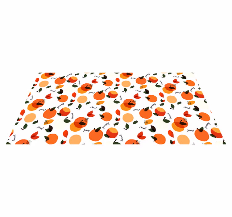 Tappeto vinile natura composizione ispirata alla frutta - TenStickers