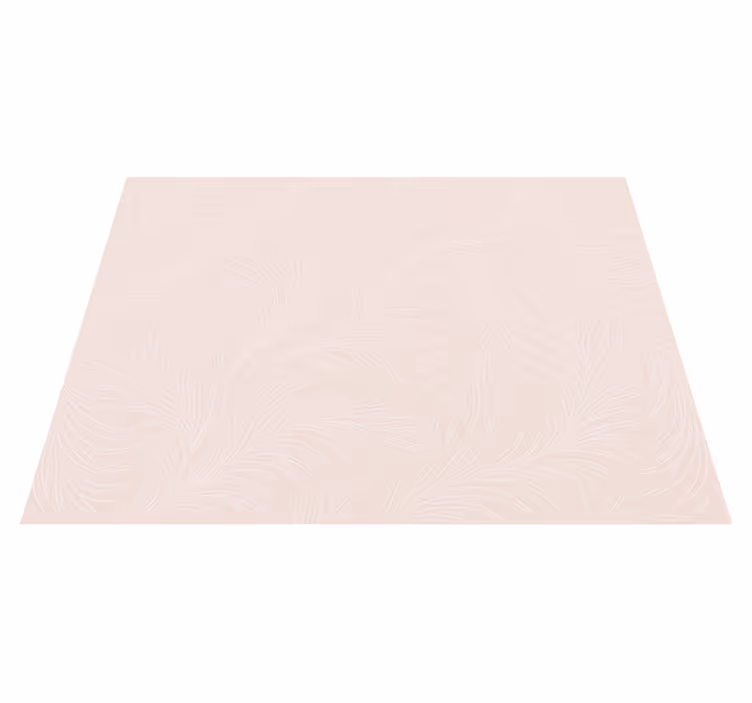 Tappeto vinile camera da letto rosa botanico soft - TenStickers
