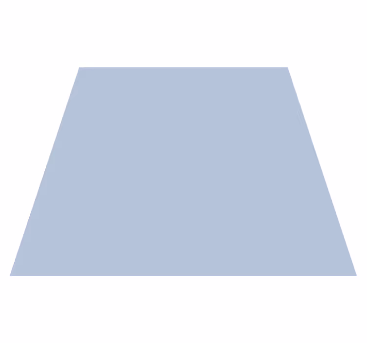 Tappeto vinile geometrico colore grigio semplice - TenStickers