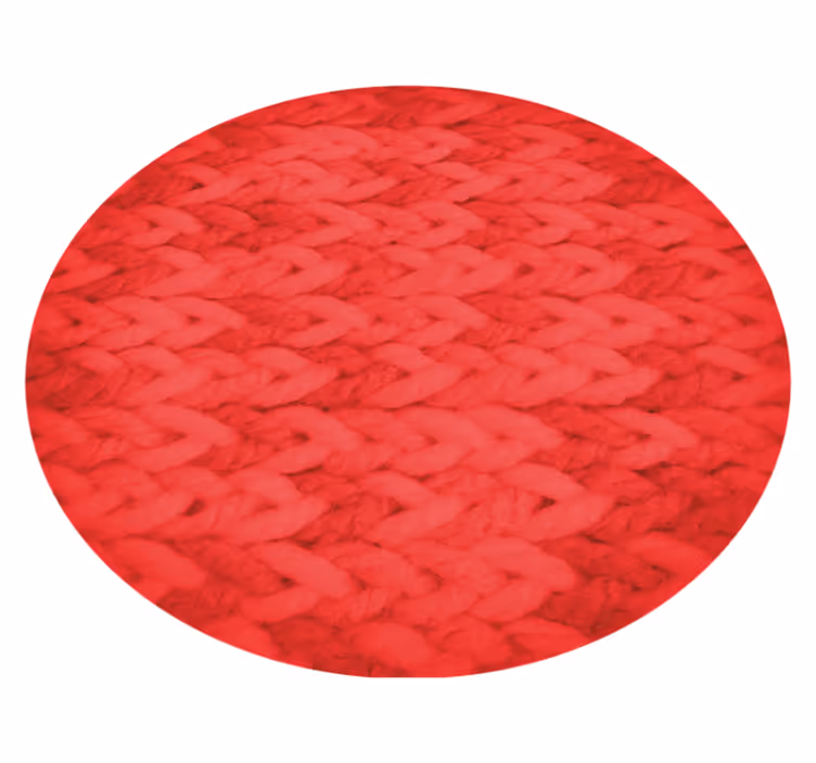 Tappeto vinile geometrico con motivi testurizzati rotondi - TenStickers