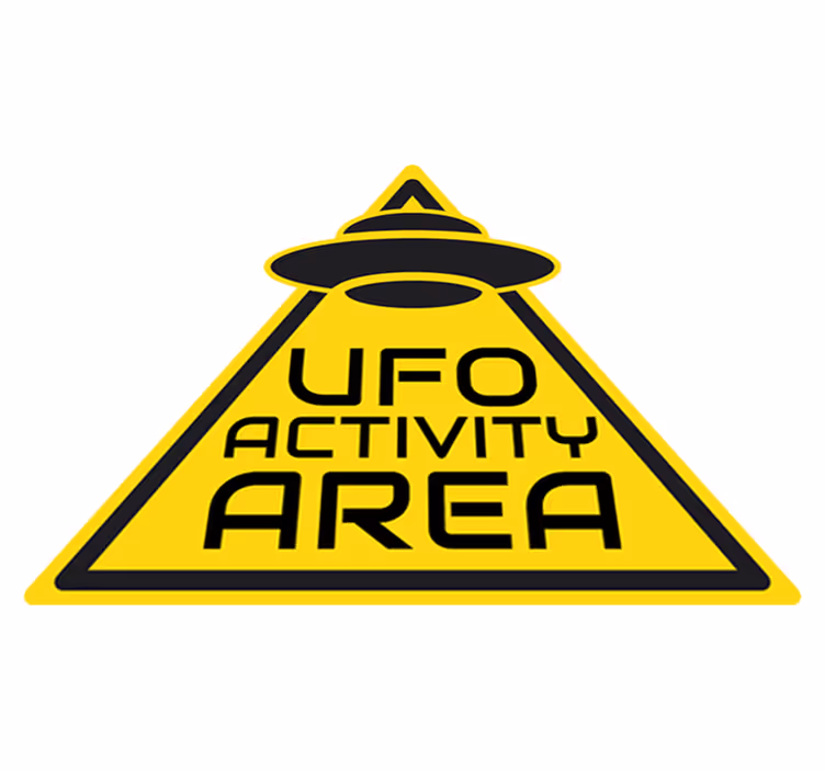 Tappeto vinile per bambini adesivo segnale attività ufo - TenStickers