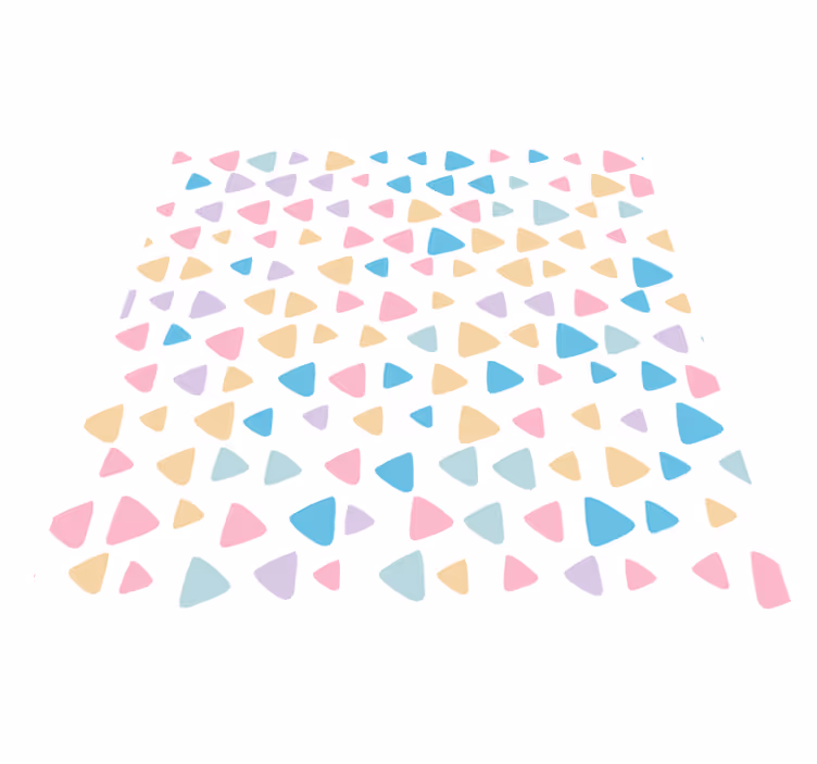 Tappeto vinile per bambini colori pastello - TenStickers