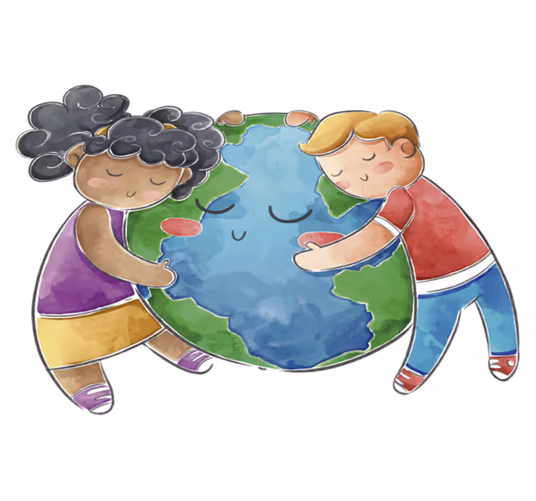 Tappeto vinile per bambini mappamondo per bambini - TenStickers