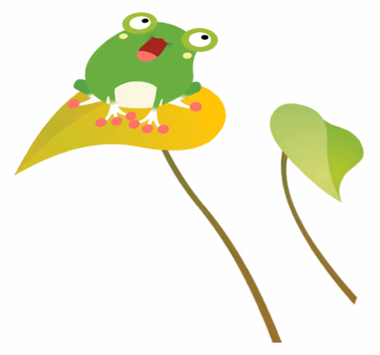 Tappeto vinile per bambini rana cantatrice - TenStickers