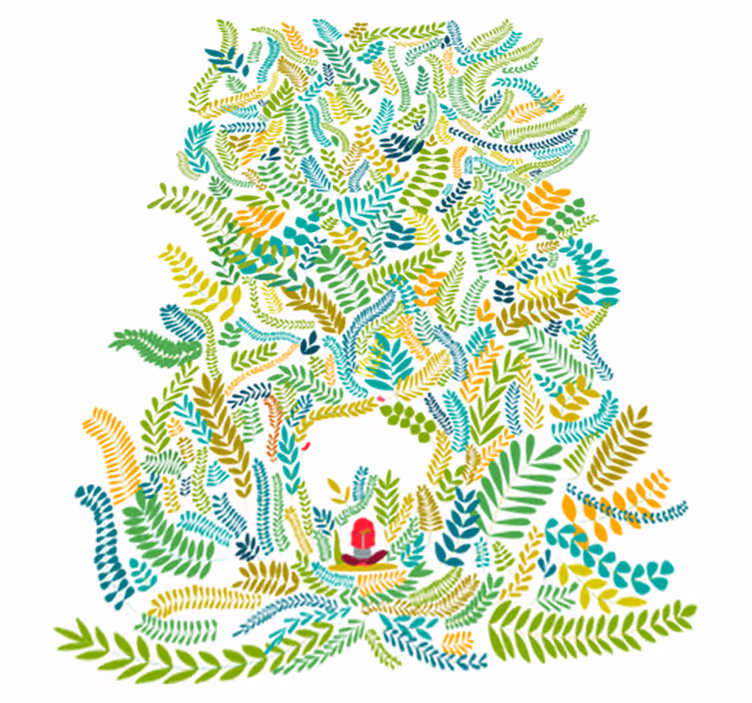 Tappeto vinile per bambini fantasia lettura bonita - TenStickers