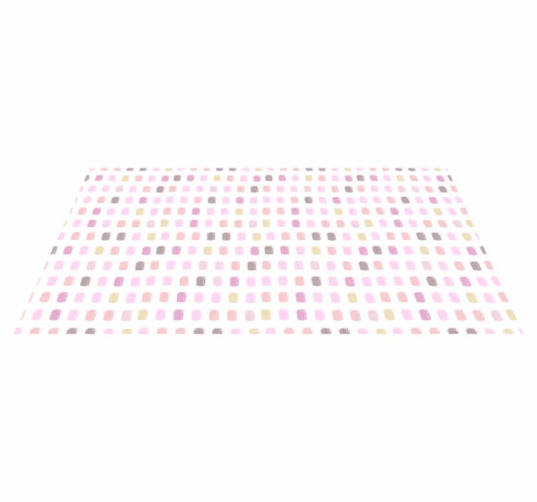 Tappeto vinile per bambini pennellate rosa - TenStickers