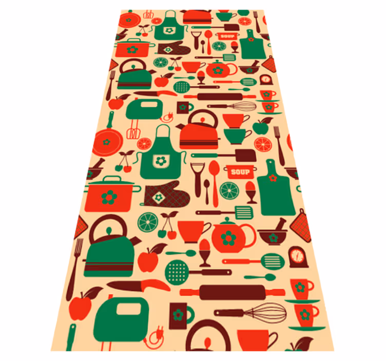 Tappeto pvc cucina vinile per mobile da cucina - TenStickers