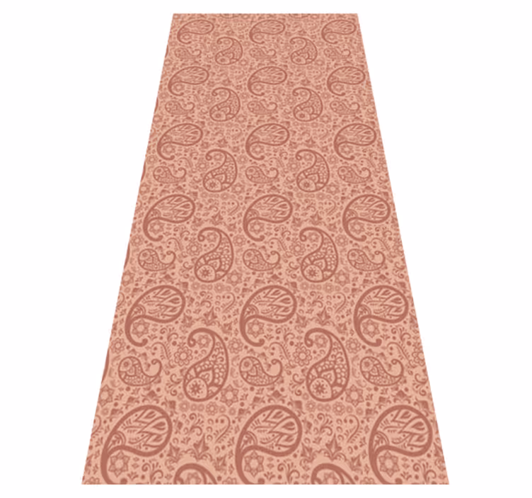 Tappeto pvc cucina motivo paisley frigorifero - TenStickers