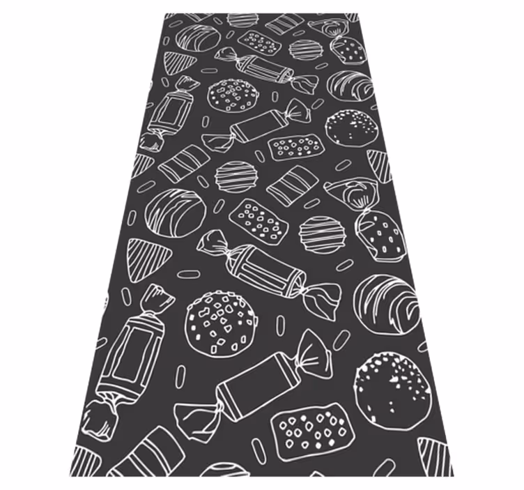 Tappeto pvc cucina caramelle patron - TenStickers