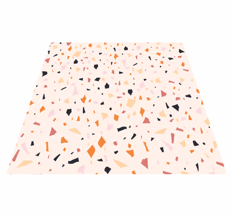 Tappeto pvc cucina lastre terrazzo grigio - TenStickers