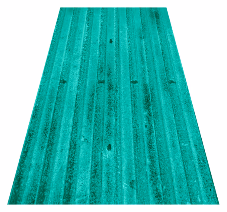 Tappeto pvc cucina texture metallica verde menta - TenStickers
