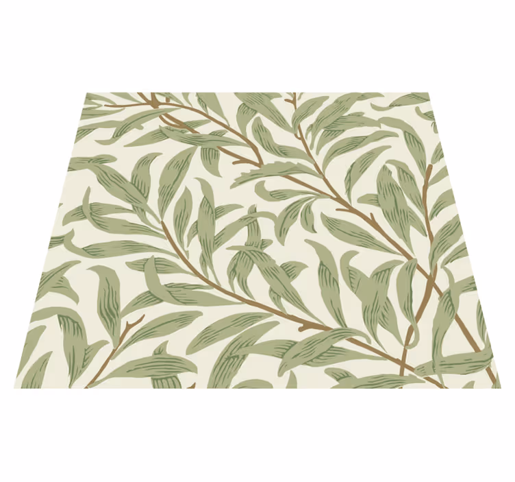 Tappeto pvc cucina piante verdi botaniche - TenStickers