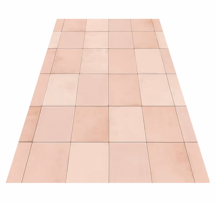 Tappeto pvc cucina motivo piastrelle rosa - TenStickers