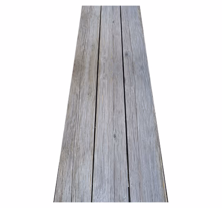 Tappeto vinile camera da letto legno grezzo grigio nordico - TenStickers