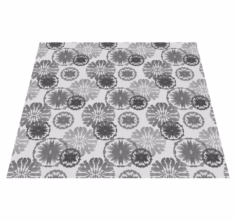 Tappeto vinile ufficio illusione grigia pitturata - TenStickers