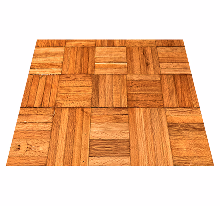 Tappeto vinile ufficio - protetto dalla trama di legno - TenStickers