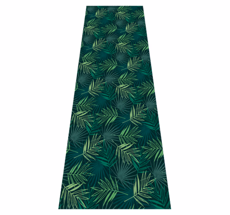 Tappeto vinile ufficio motivo tropicale misto - TenStickers