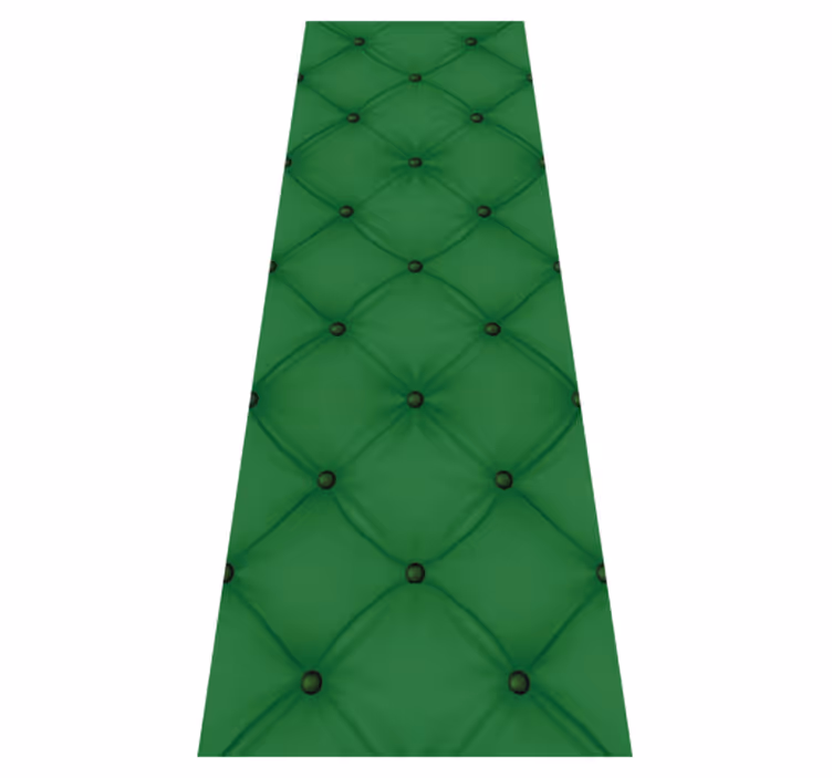 Tappeto vinile camera da letto imitazione velluto verde - TenStickers