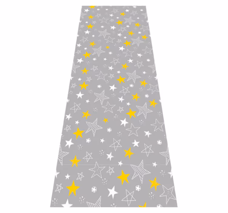 Tappeto vinile camera da letto stelle pantone - TenStickers