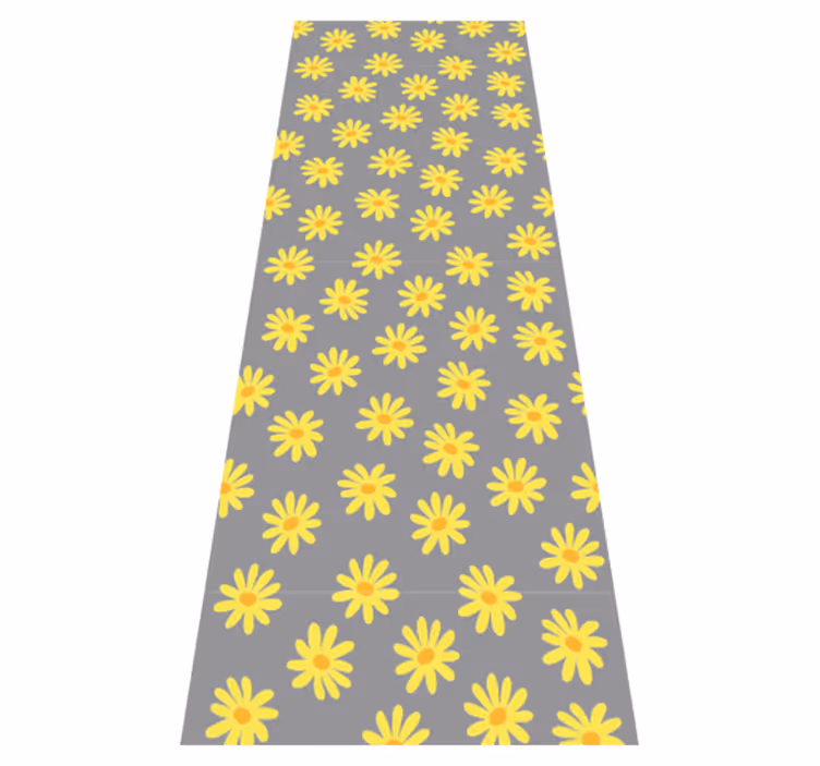 Tappeto vinile camera da letto calendula pantone - TenStickers