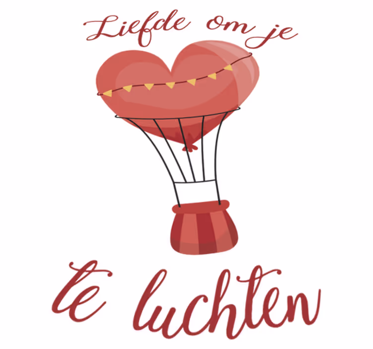 Tappeto vinile camera da letto amore per il tuo cuore - TenStickers