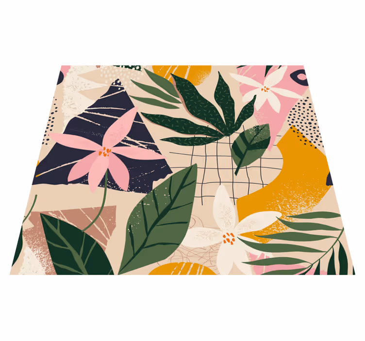 Tappeto vinile natura un giardino in casa - TenStickers