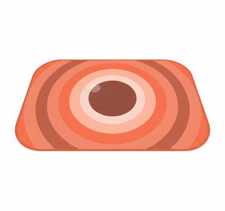 Tappeto vinile moderno rosa terra - TenStickers