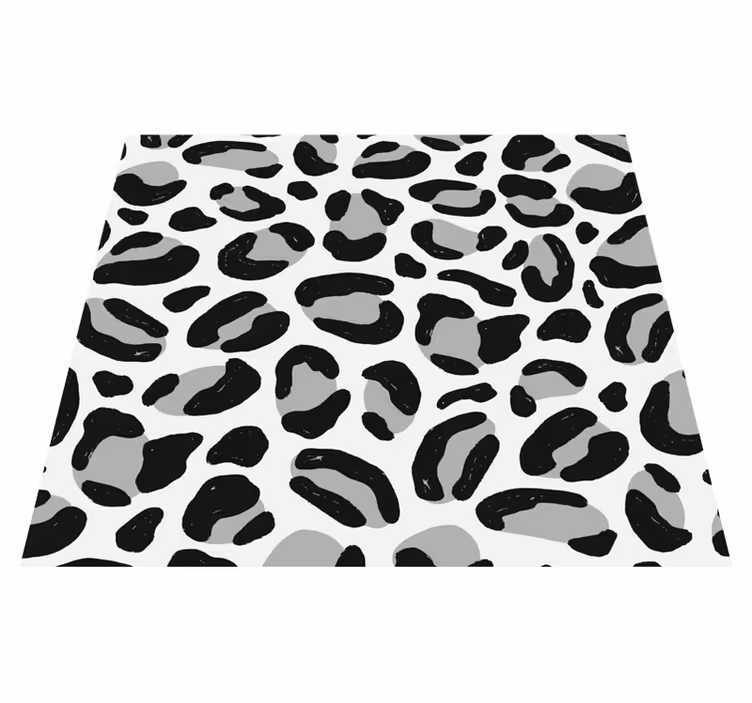 Tappeto vinile animali pelliccia di leopardo - TenStickers