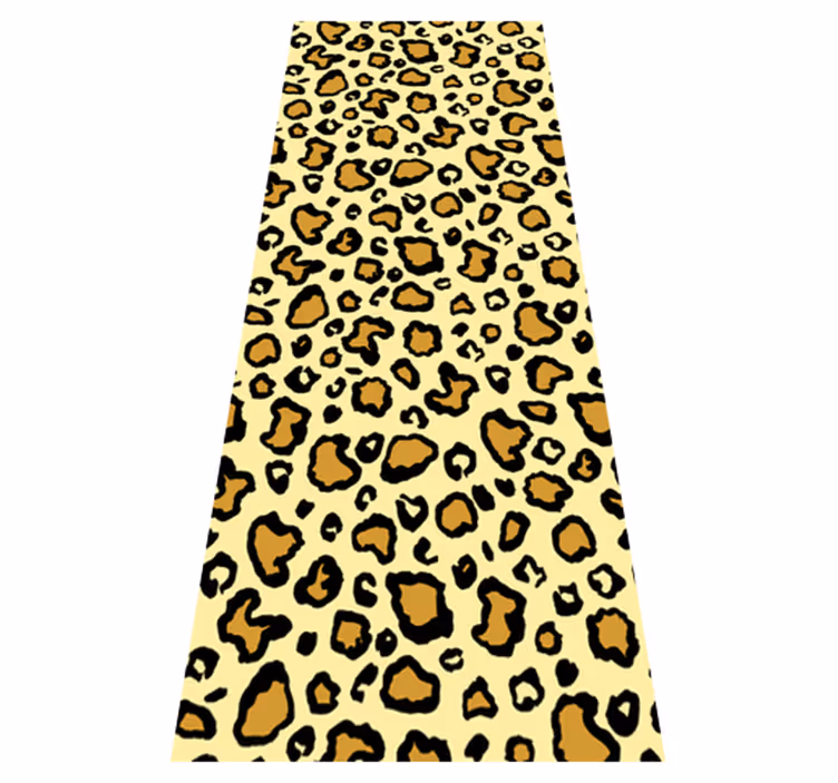 Tappeto vinile animali motivo classico leopardato - TenStickers