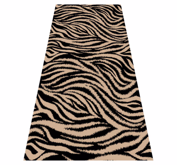 Tappeto vinile animali motivo strisce zebra - TenStickers