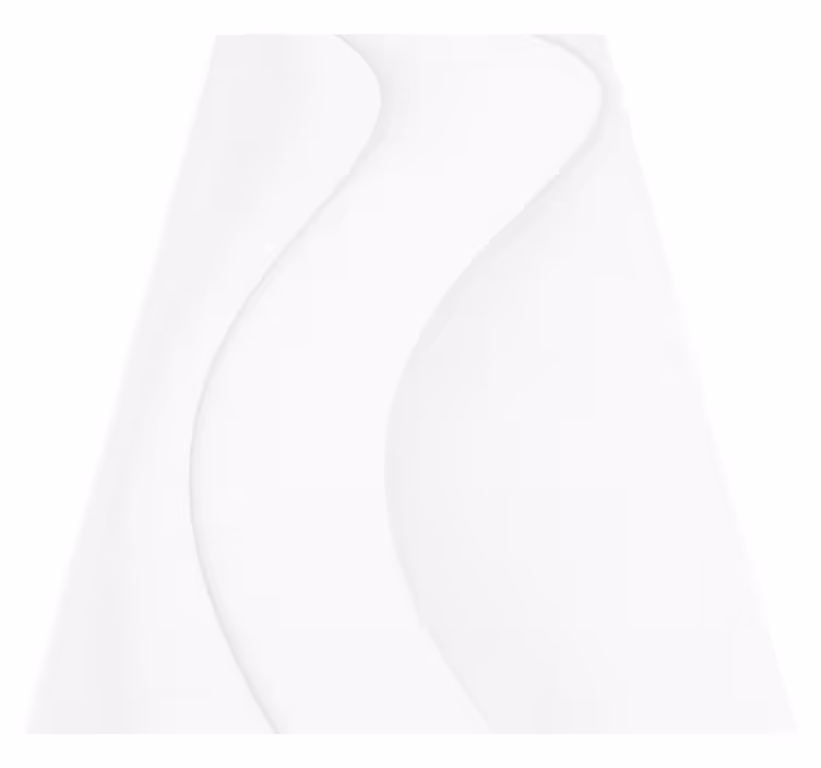 Tappeto vinile moderno forme moderne bianche - TenStickers