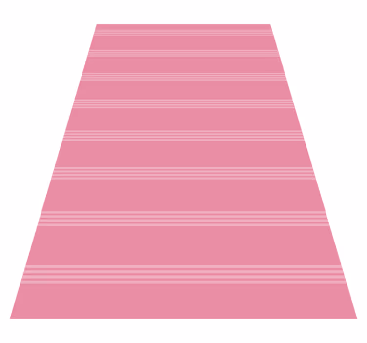 Tappeto vinile moderno strisce rosa scuro chiare - TenStickers