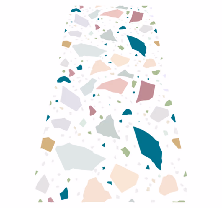 Tappeto vinile motivi terrazzo mediterraneo - TenStickers
