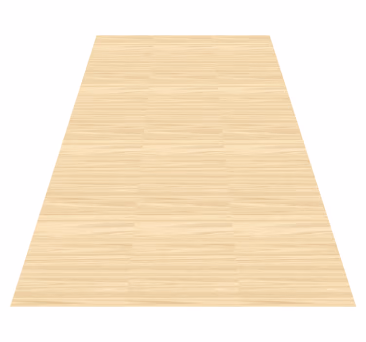 Tappeto vinile motivi design japandi effetto legno - TenStickers