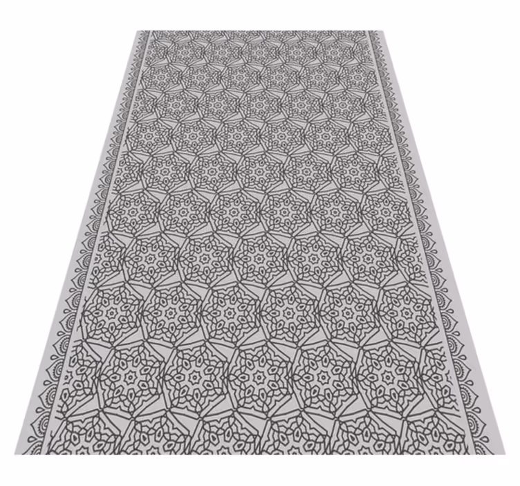 Tappeto vinile motivi stile piastrelle arabe astratte - TenStickers