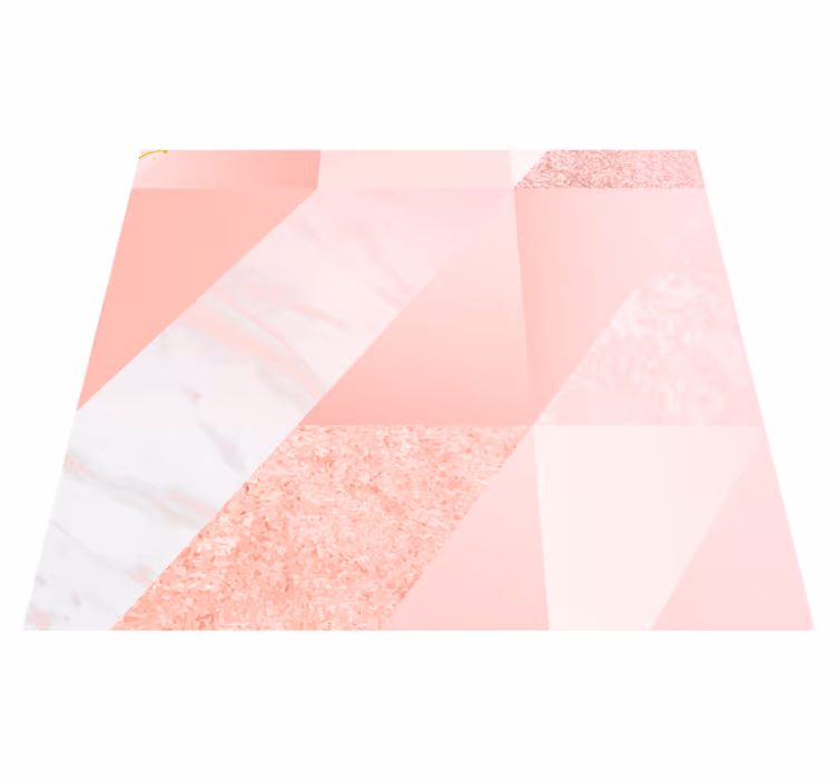 Tappeto vinile motivi marmo rosa - TenStickers