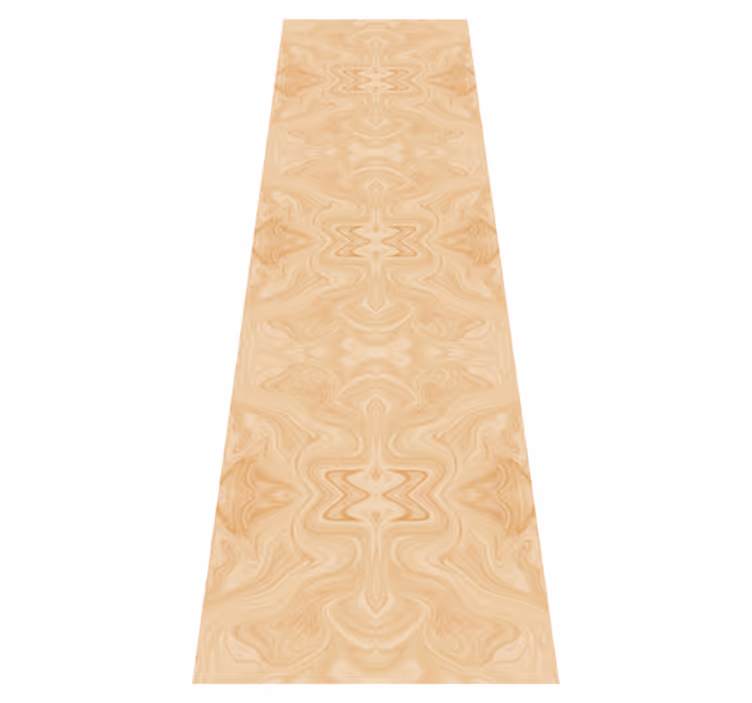 Tappeto vinile motivi stile giapponese beige - TenStickers